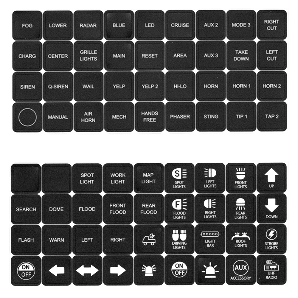 Van Master 12/24v Multi Purpose 4 Way Switch Panel