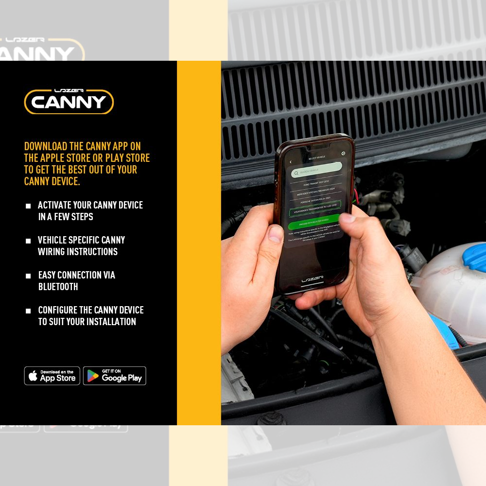 Lazer Lamps Canny CAN Interface (Direct Connect)