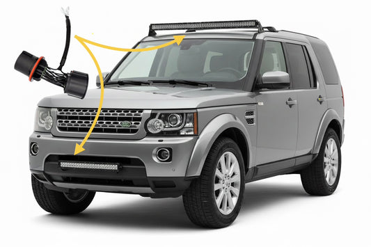 Land Rover Discovery 3/4 High Beam Piggyback Loom