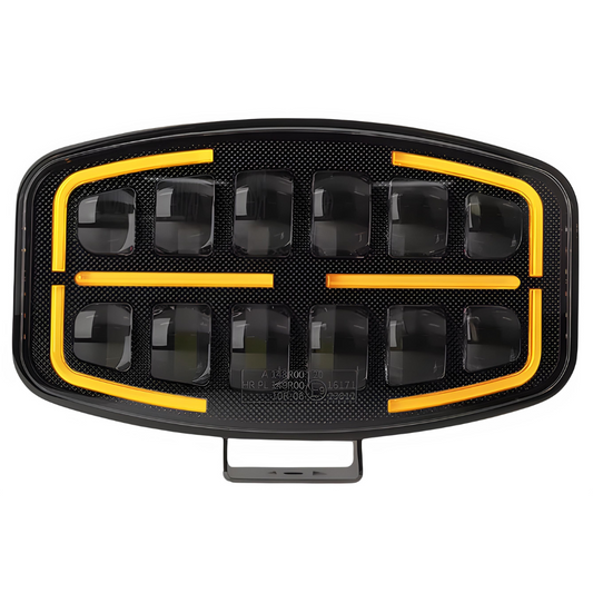 Van Master Oval Driving Lamp With Amber or White Dynamic Position Light