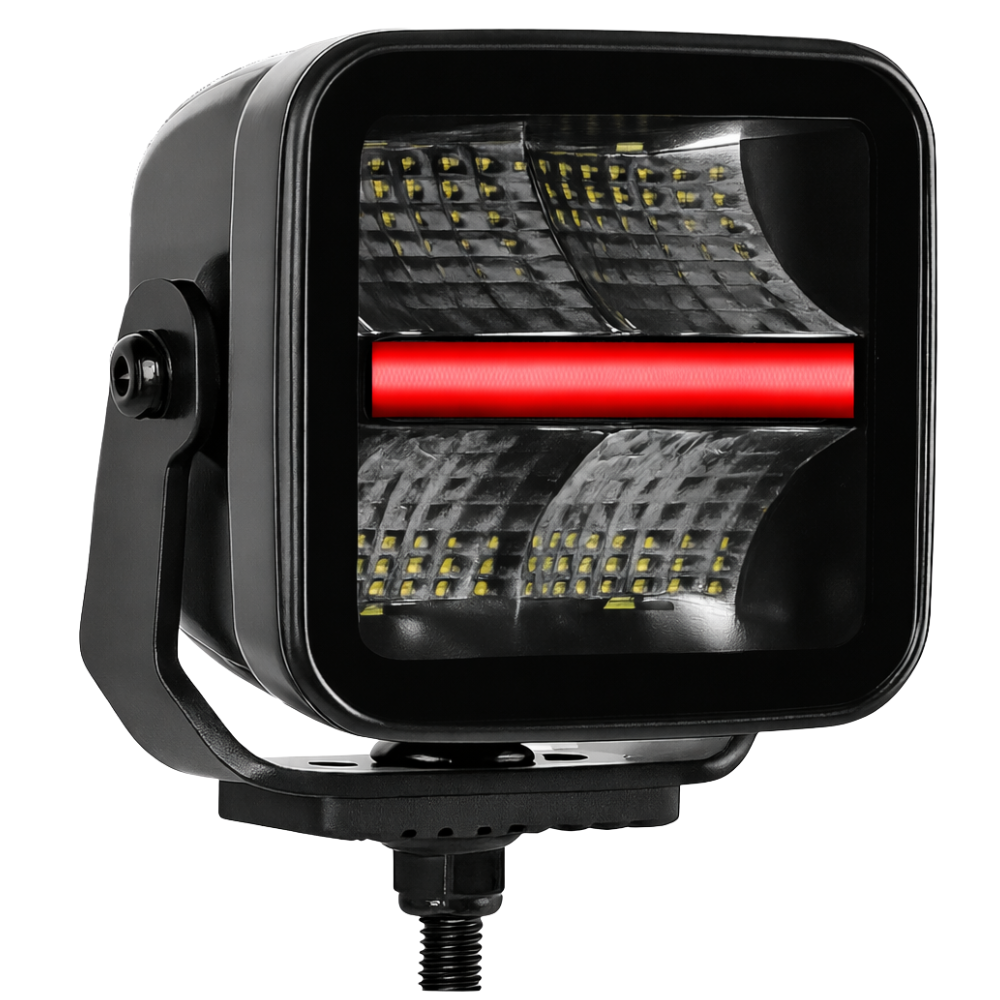 Van Master VMG-STRIKE3 12-24V 4800 Lumens Work Lamp With Dual Position Light