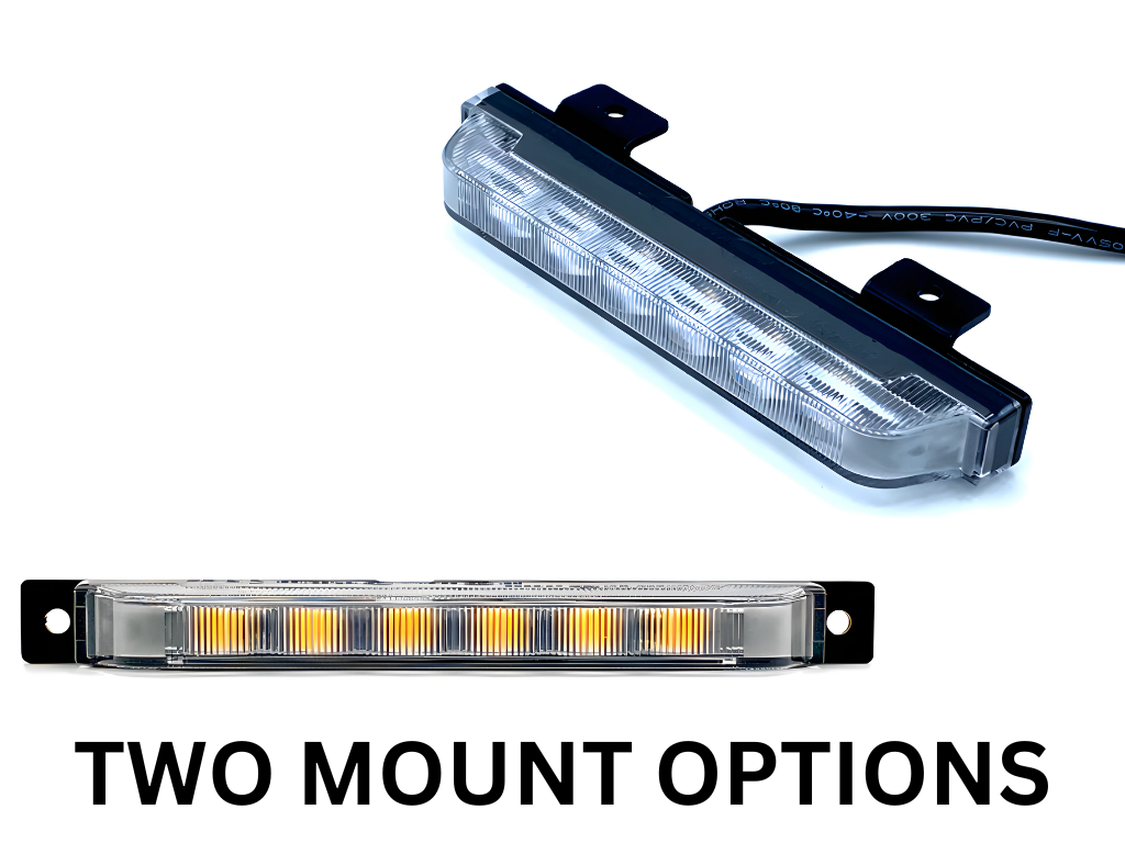 Van Master Slim Amber 6 LED Grill Warning Light