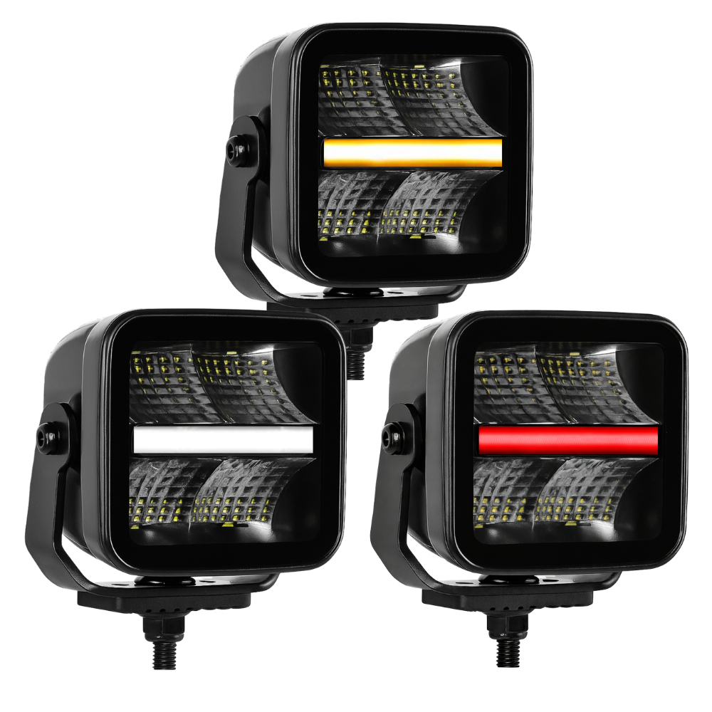 Van Master VMG-STRIKE3 12-24V 4800 Lumens Work Lamp With Dual Position Light