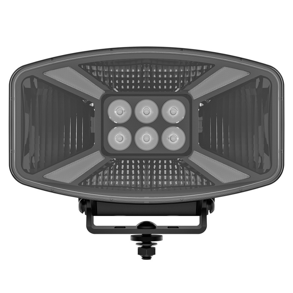 Van Master OVALUX+ Oval Driving Lamp With Amber or White Dynamic Position Light