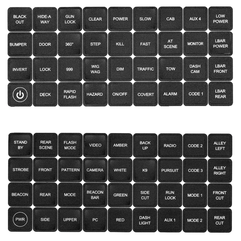 Van Master 12/24v Multi Purpose 4 Way Switch Panel