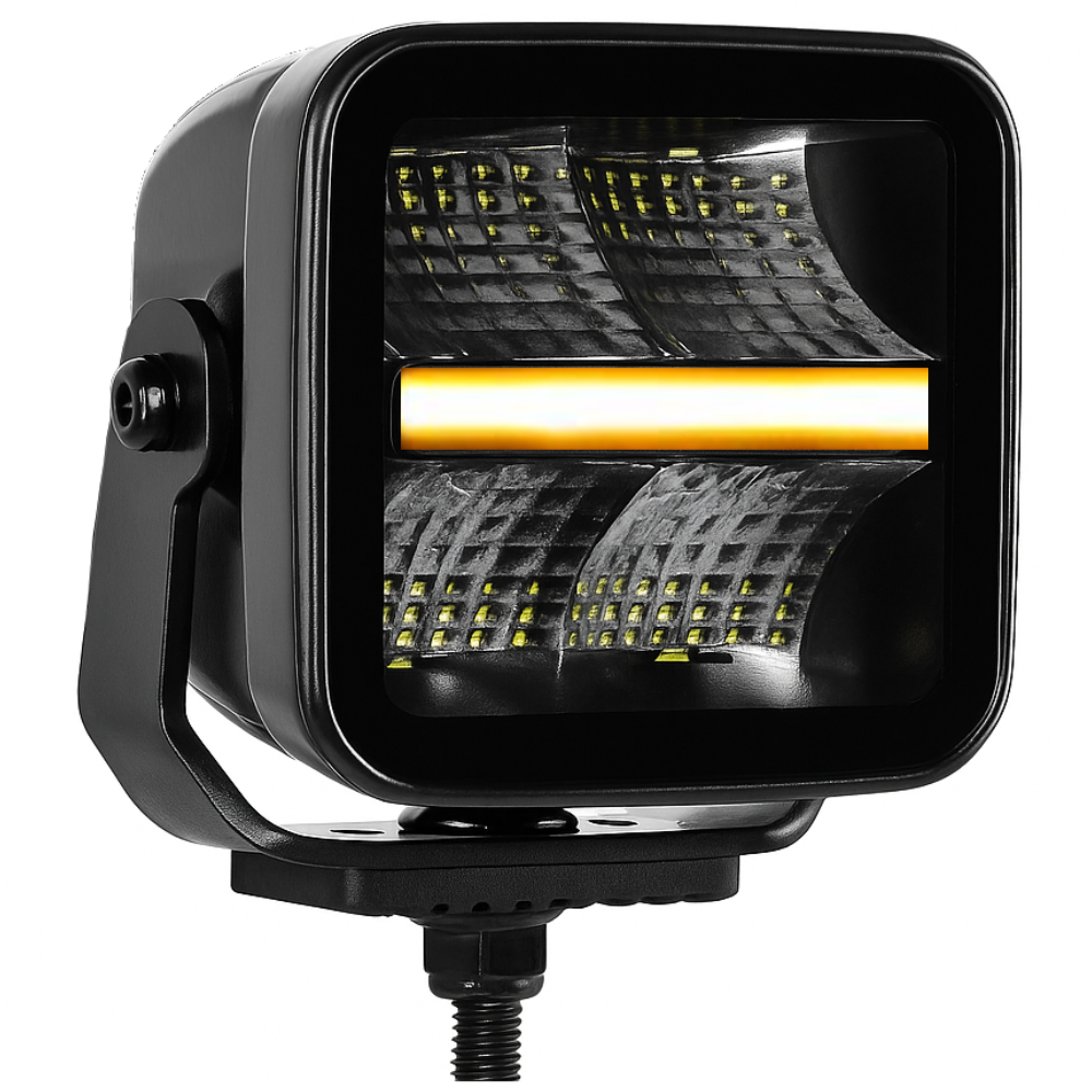 Van Master VMG-STRIKE3 12-24V 4800 Lumens Work Lamp With Dual Position Light