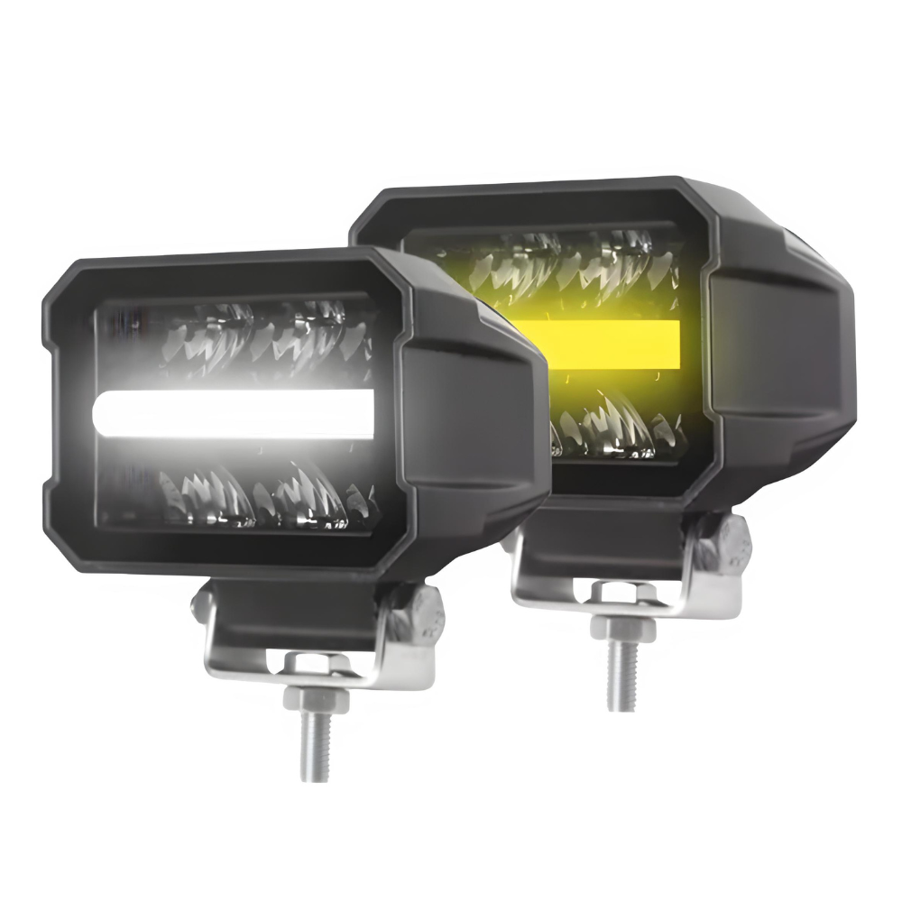 Van Master Qube 12-24V 4000 Lumens Driving Lamp With Dual Position Light